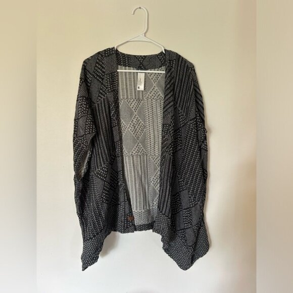 Roots Sweaters - Roots Lightweight Open Drape Front Shawl Cardigan